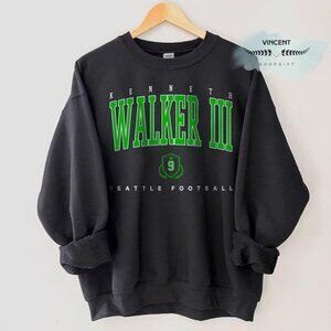 Kenneth Walker III Shirt, Vintage Design Retro Style Seattle Sweatshirt